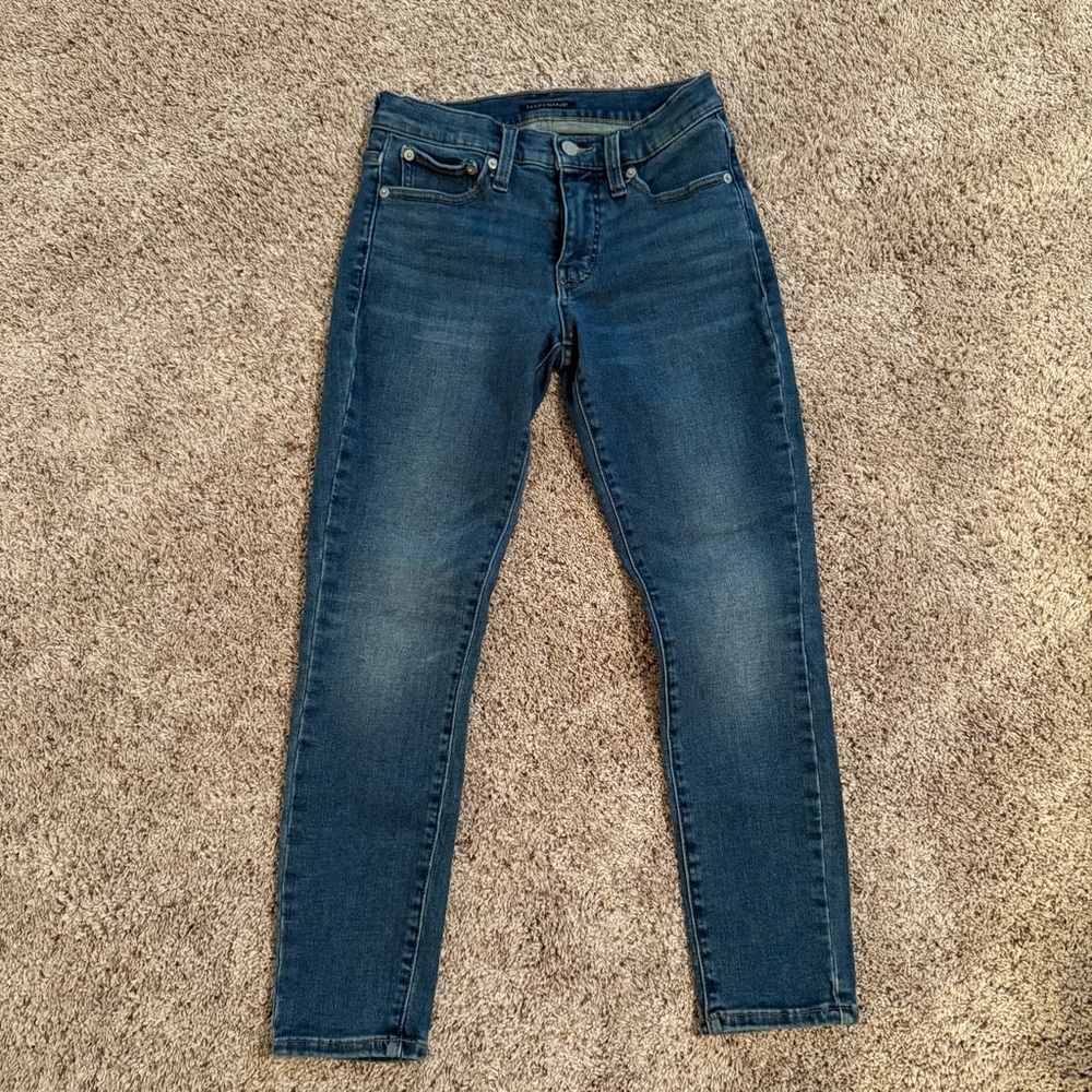 Lucky Brand Blue Ankle Cropped Jeans